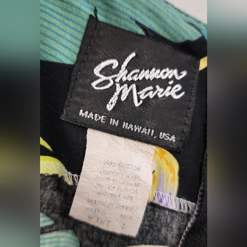 SHANNON MARIE Vintage Women Short Dress Size L Black Sleeveless Square Neck Zip - Picture 6 of 6